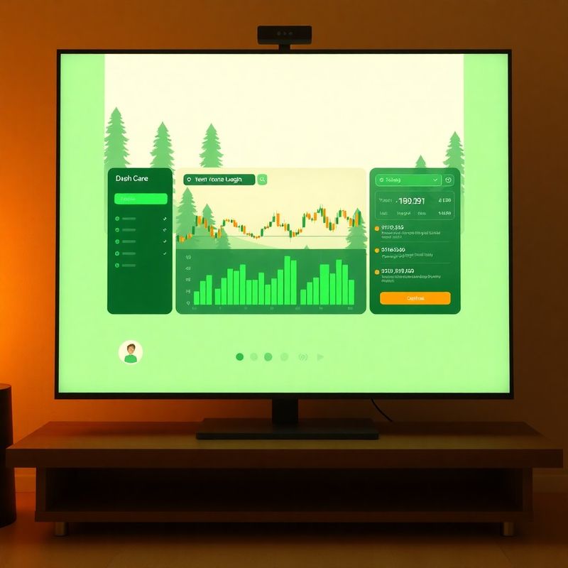 Interfață de videoconferință cu dashboard de tranzacționare